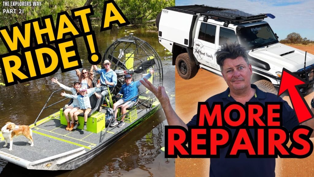 Wild Airboat Adventure Through Croc Country + Landcruiser 79 Handbrake FAILS!