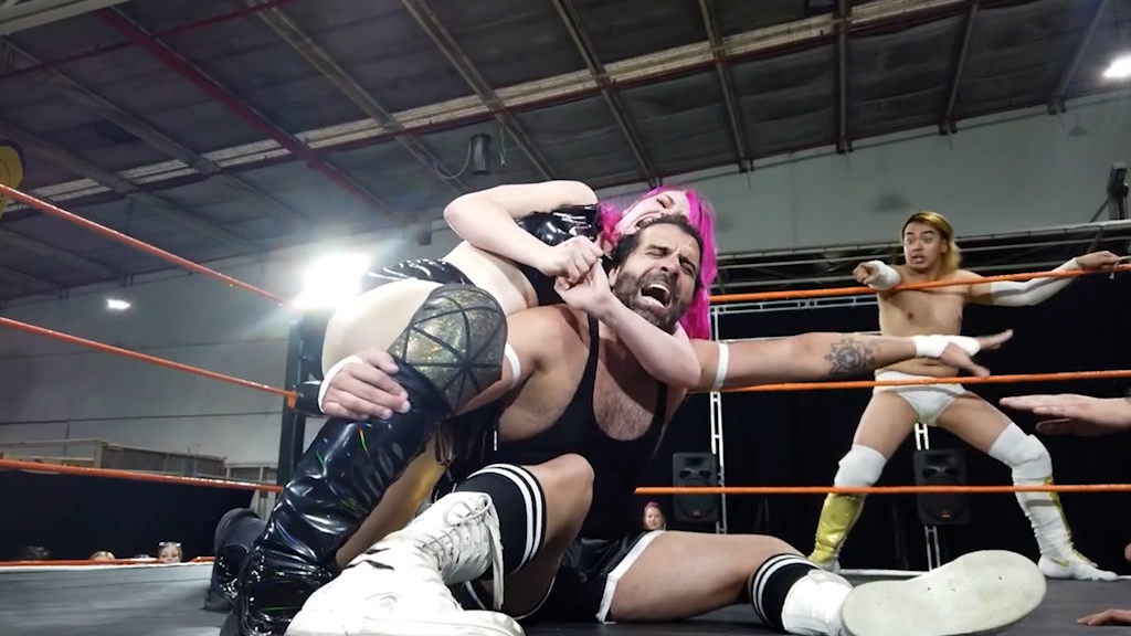 “The Mercenary” Slade Mercer & “The Boss, The Grumpy Uncle Of The Crowe Family” Johnny Della Rocco VS Happy Fortune (Le Masseuse Happy Kai & The Certified Bad Bitch Miss Fortune)