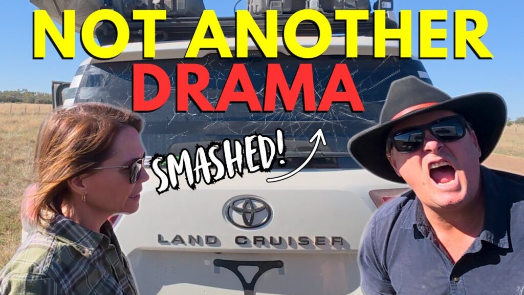 SMASHED! Our brand new LC300 Rear Window is totally destroyed!
