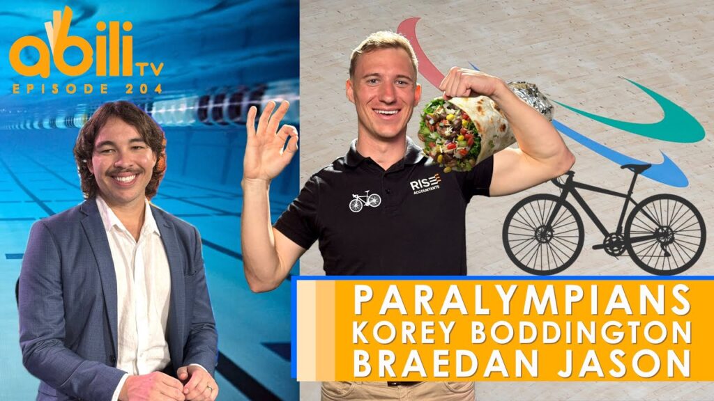 Paralympians Korey Boddington & Braedan Jason trade the podium for the TV studio