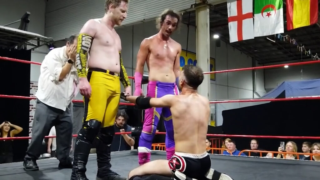 “The Disappointing Deviant” Josh Redfield VS “The Atmospheric” Zane Zodiac VS “The Best Around” Mr. Awesome Adam Crowe