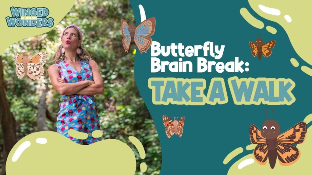 Butterfly Walk for kids and families at Brown Hill Creek – Chillaxing Brain Break